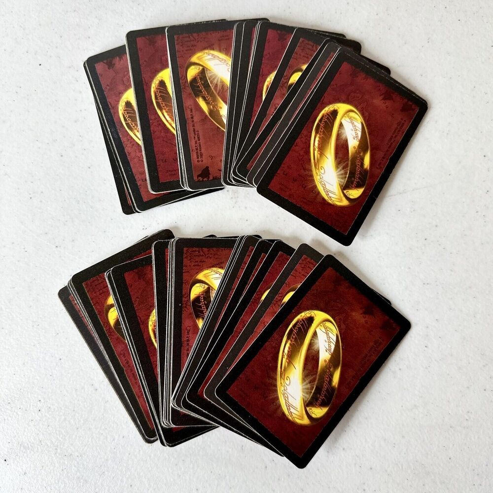 RISK Lord Of The Rings Trilogy Edition Adventure Cards Only Complete Set of 60